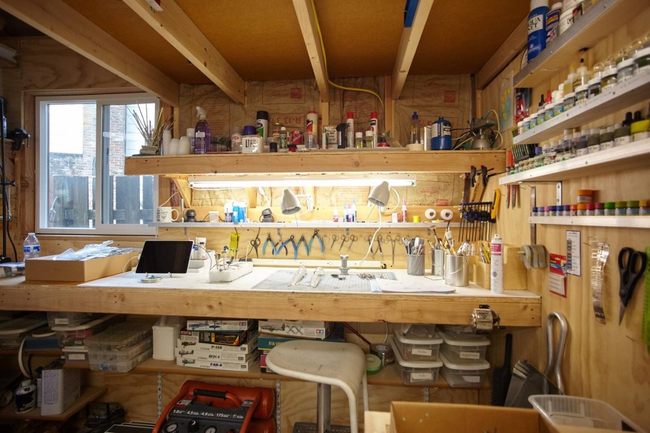 Интерьер домашней мастерской