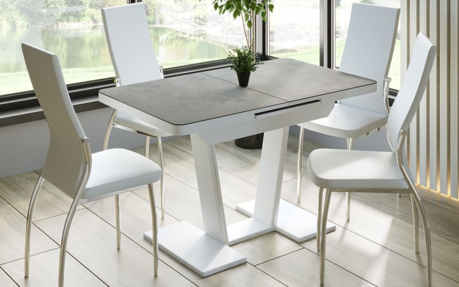 Стол ESF DT-75 белый