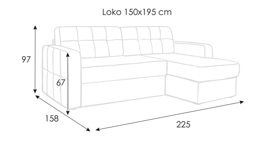 Диван Loko Ascona