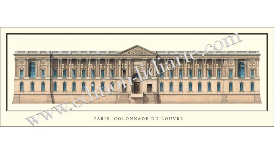 Восточный фасад Лувра, Париж (Архитектор Клод Перро)