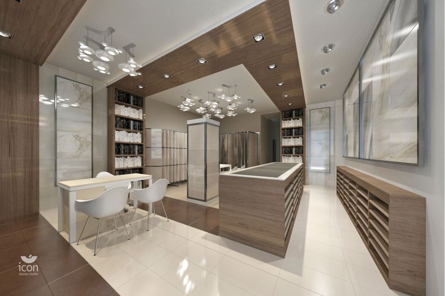 Интерьер магазина керамики