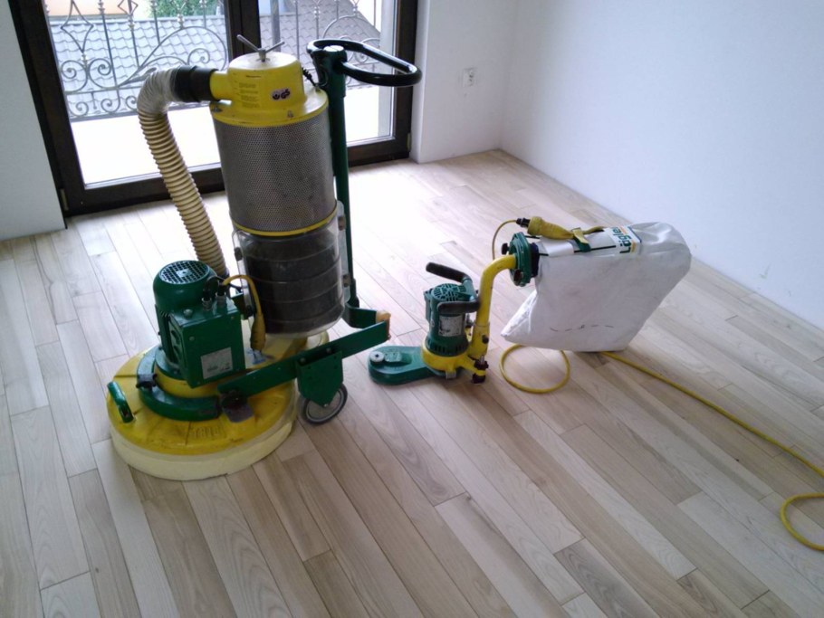 Шлифовка паркета