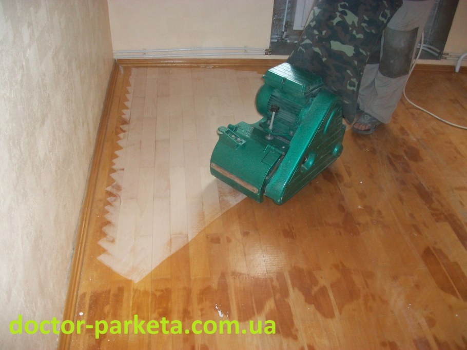 Циклевка паркета со 206