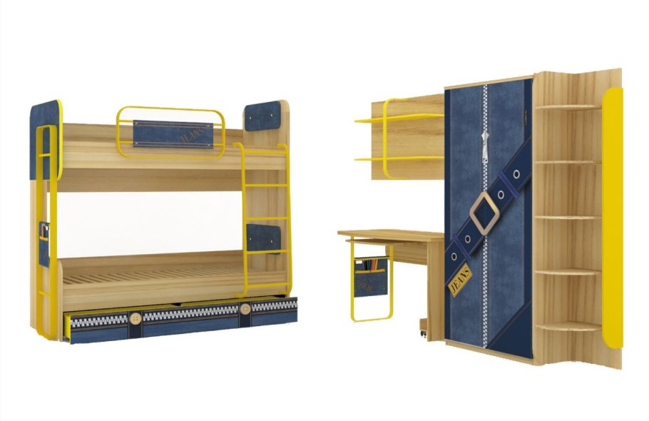 Детская спальня джинс любимый дом