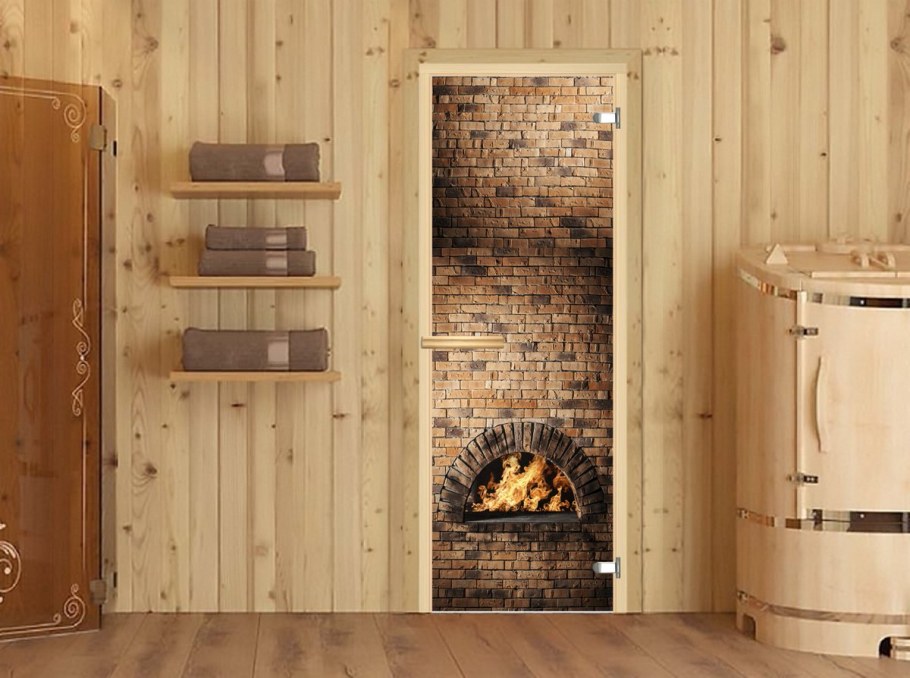 Дверь в сауну