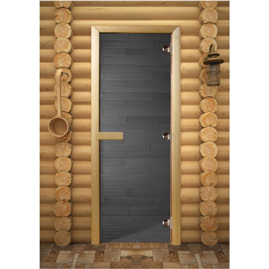 Стеклянные двери для бани