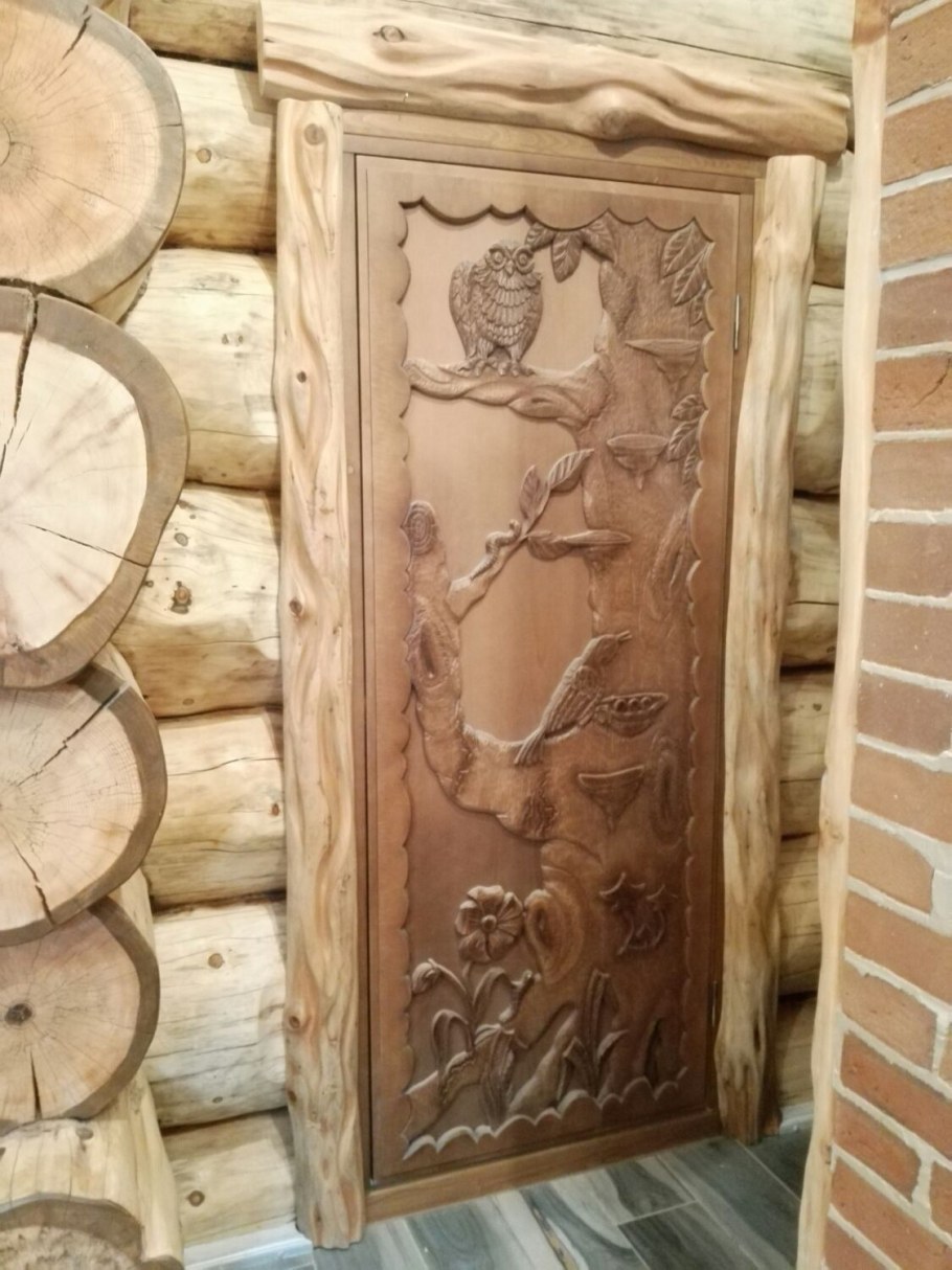Дверь банная ласточкин хвост