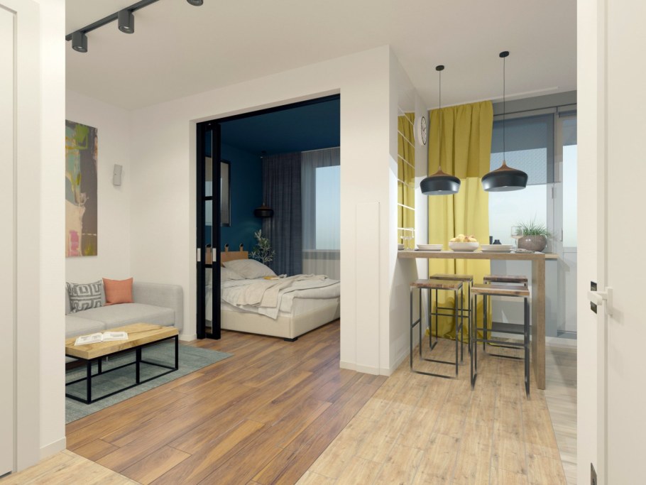 Квартира студия бюджетная