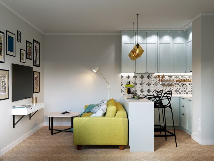 Бюджетный интерьер маленькой квартиры