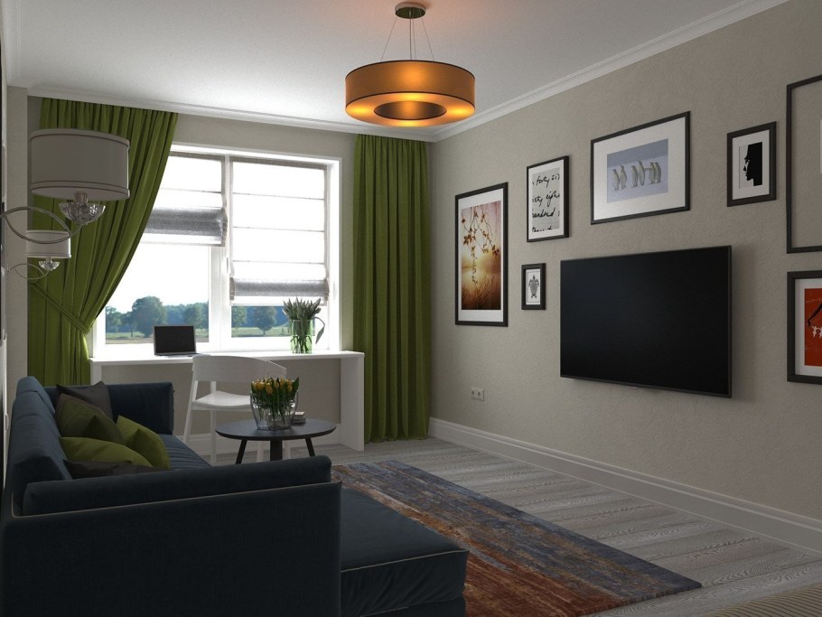 Интерьер однушки