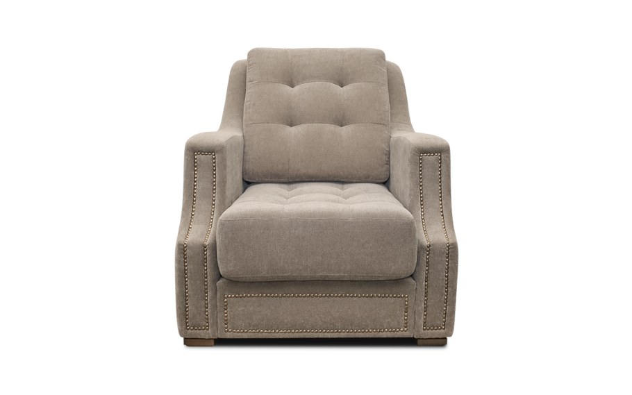 Нортон серо-коричневый кресло