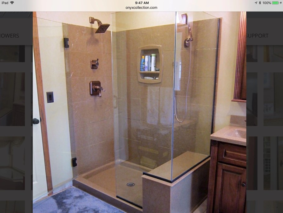 Ванные комнаты с душевой