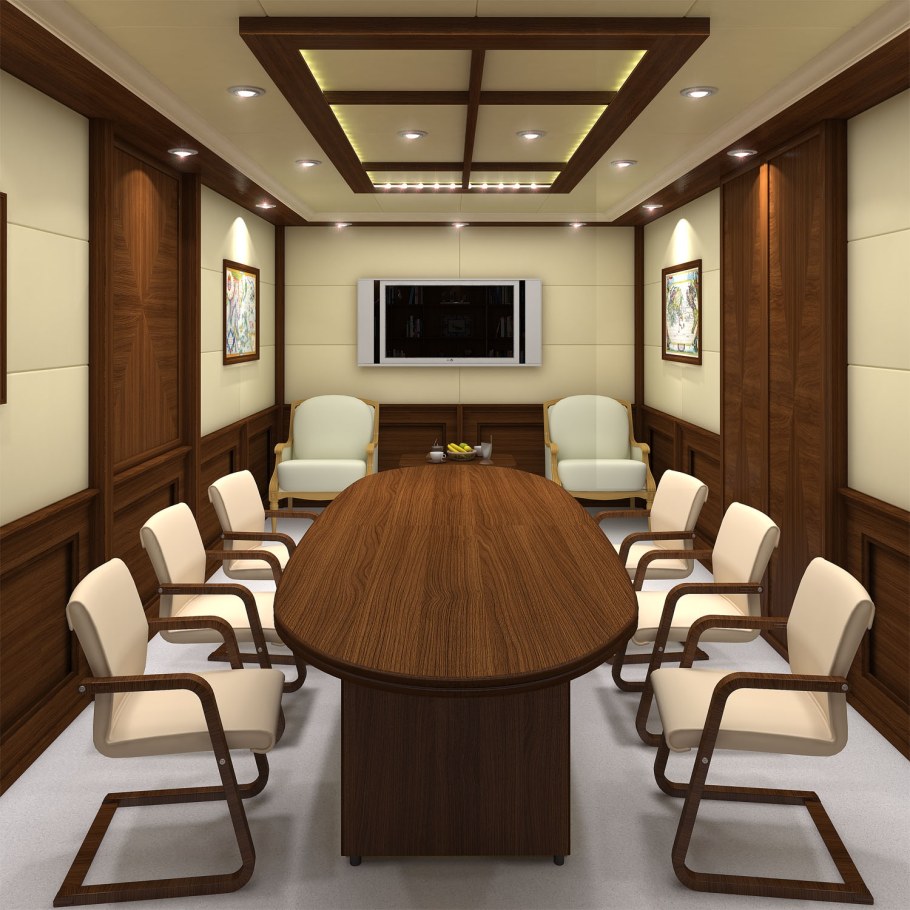 Интерьер переговорной комнаты