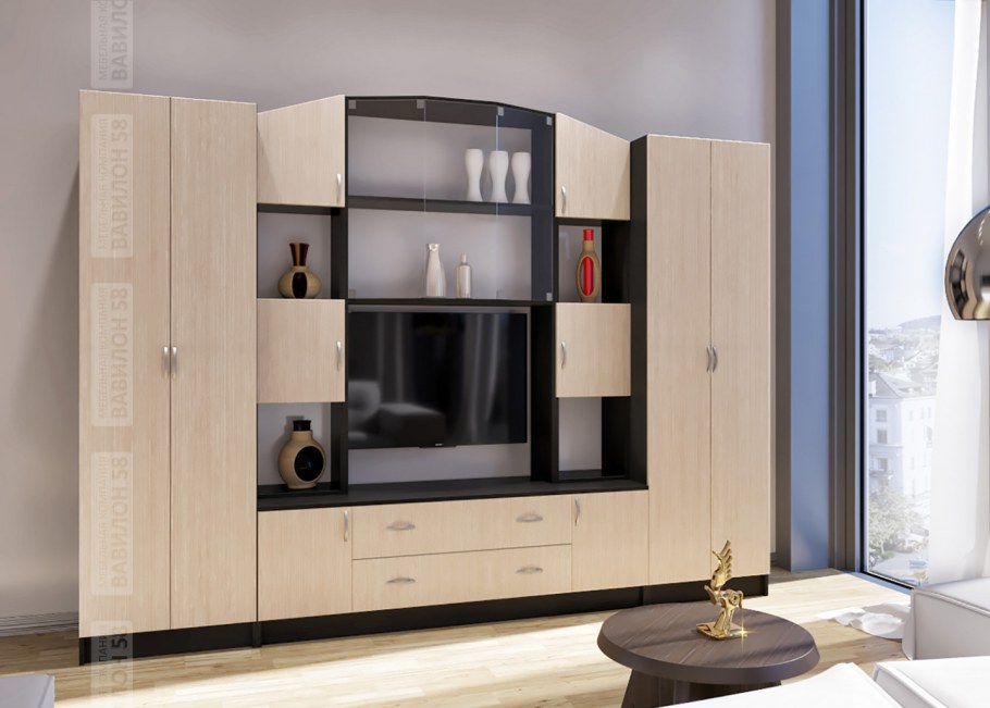 Кухонный гарнитур фиолетовый глянец