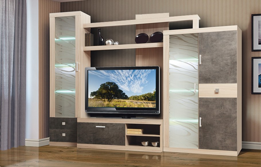 Стенка для гостиной Мебелеф-2