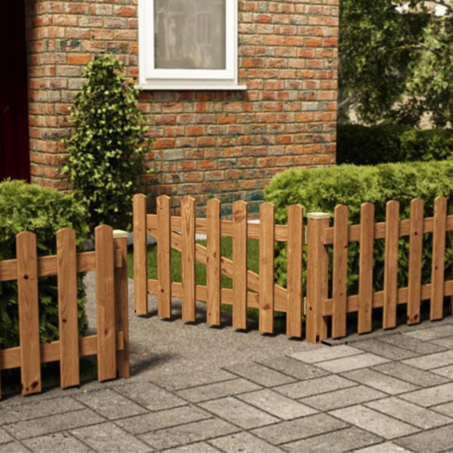 Заборчик декоративный деревянный