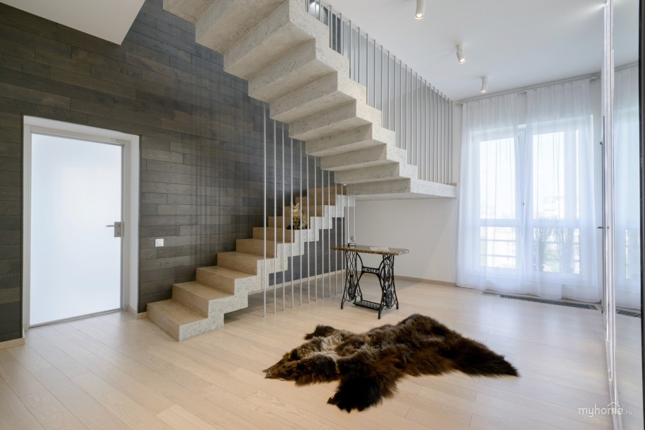 Двухуровневая квартира в стиле лофт