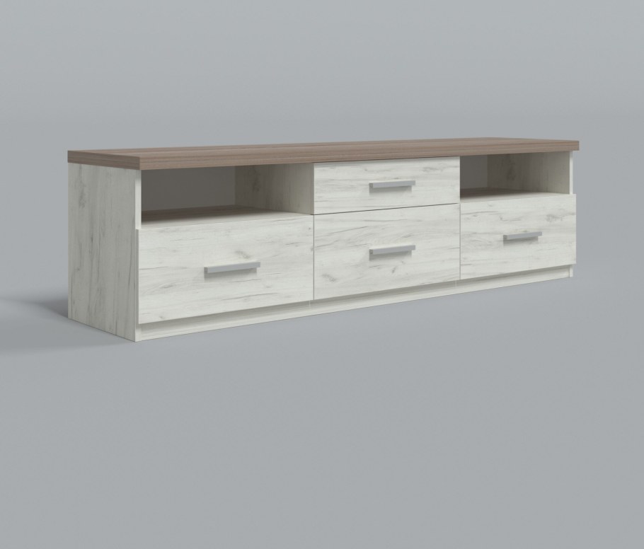 Кухня Рио 2,0 ЛДСП белый/дуб крафт