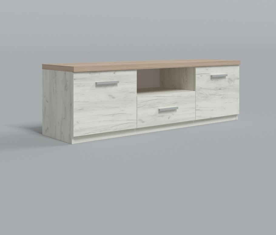 Комод дуб крафт белый