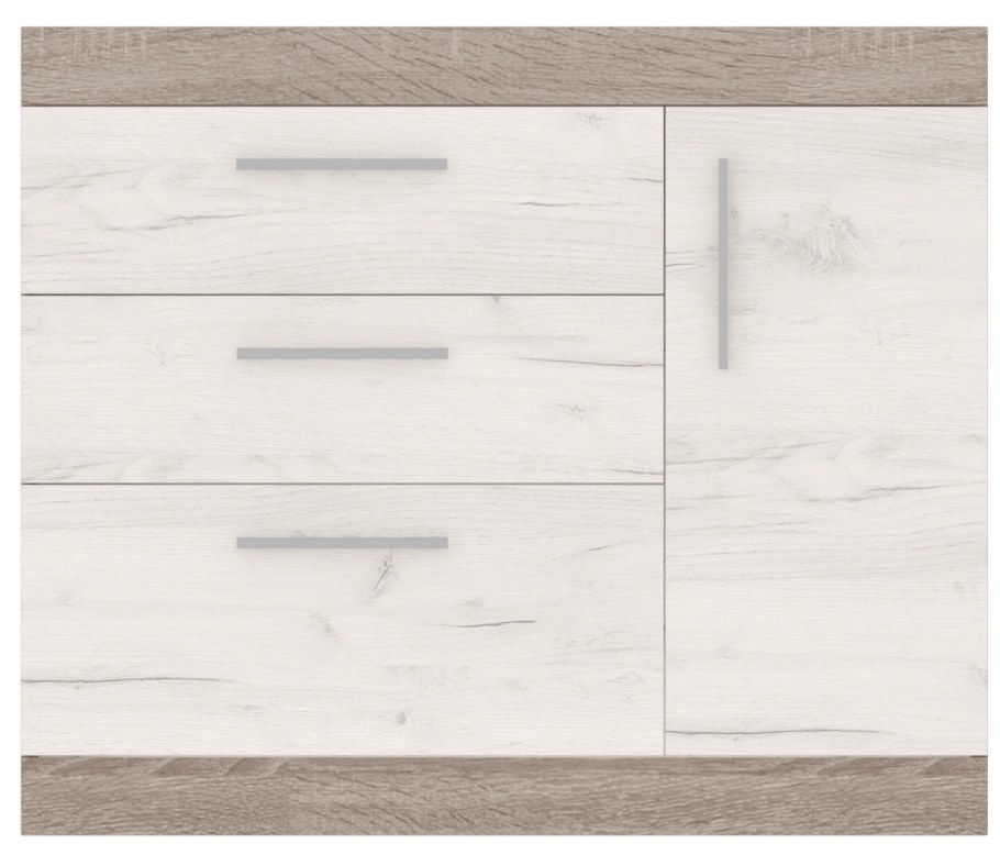 Дуб крафт белый Кроношпан шкаф