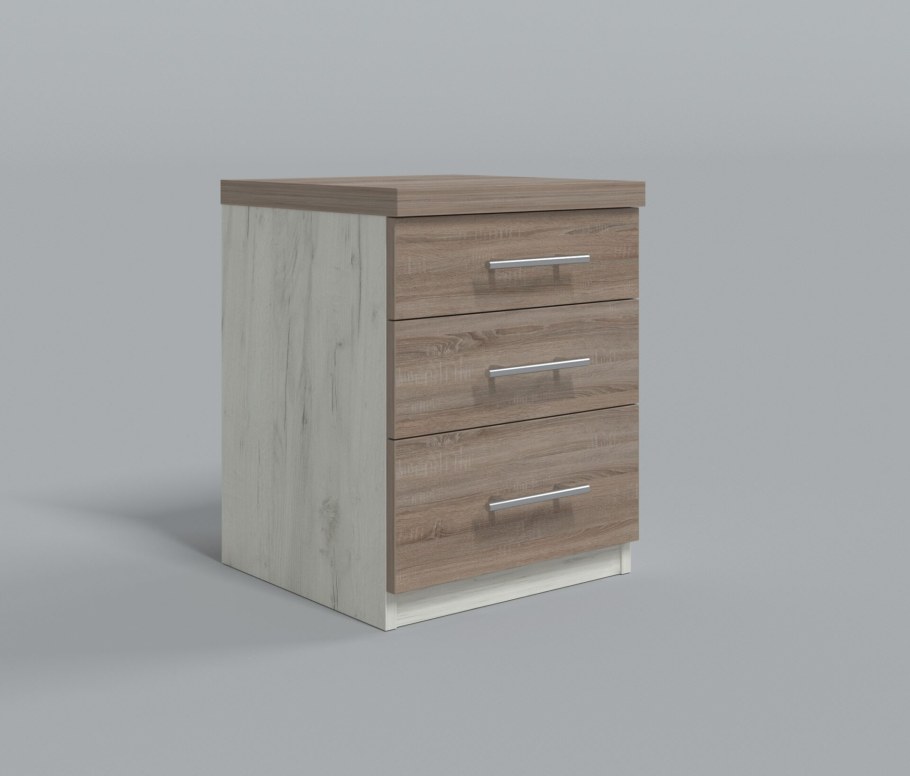 Комод дуб серый крафт