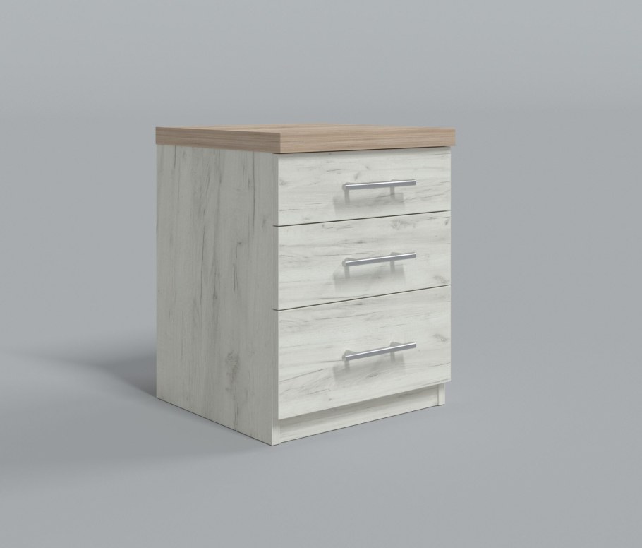 Модульная прихожая Сидней (дуб крафт белый)