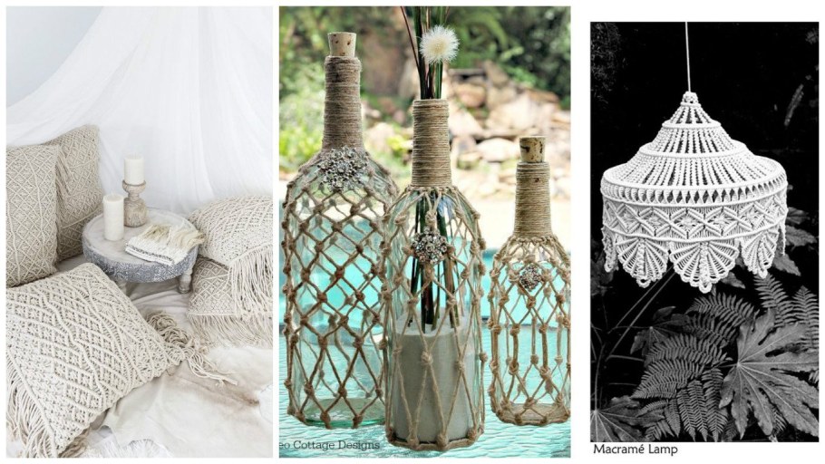 Садовая мебель макраме