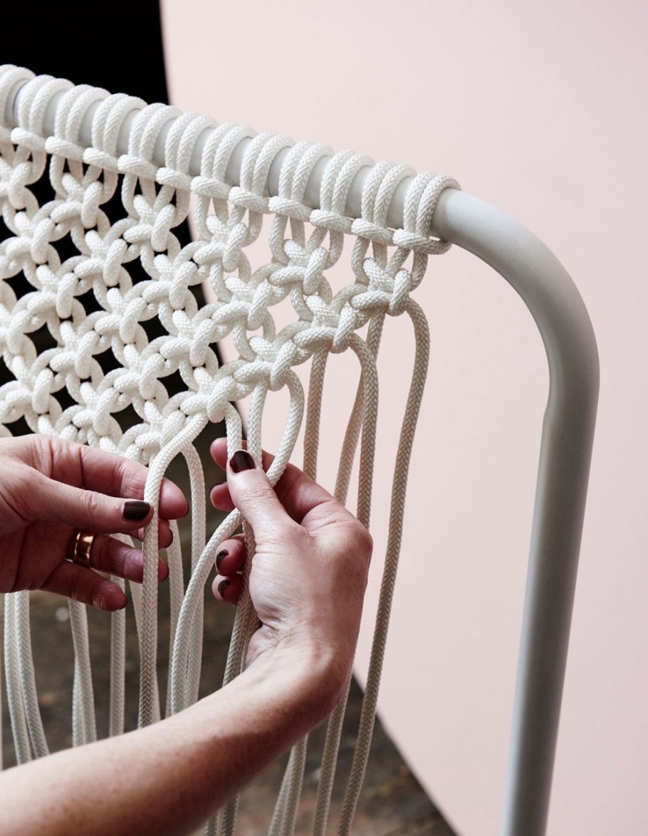 Ширма из макраме