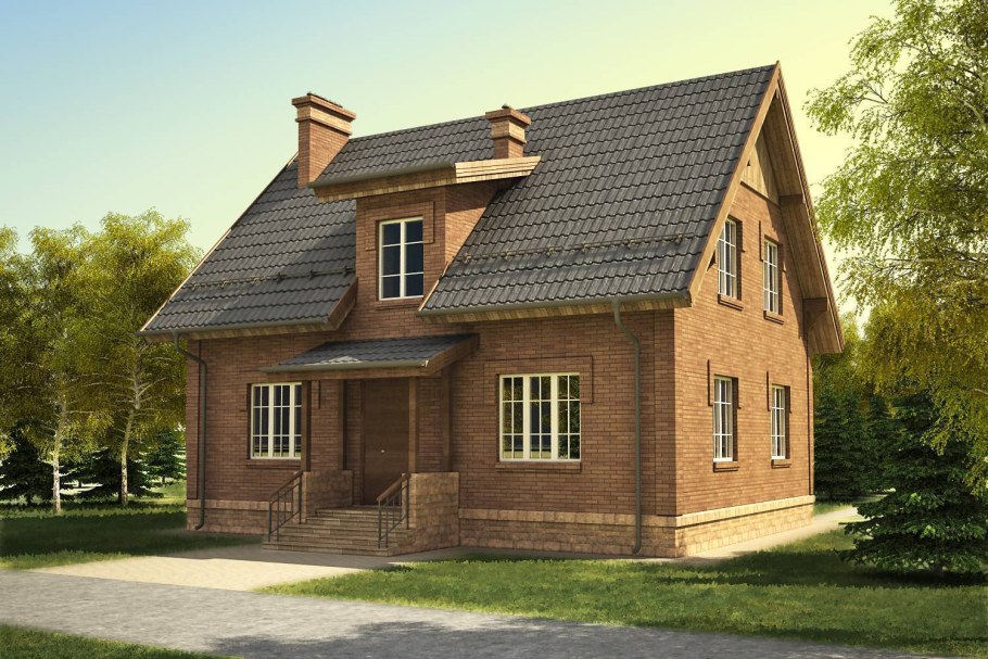 Дом из кирпича