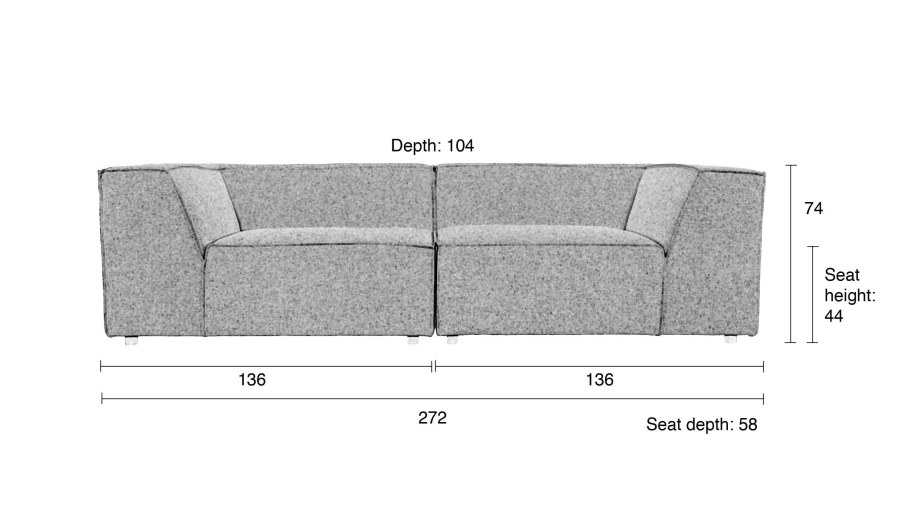 Диван Кинг шенилл бежевый