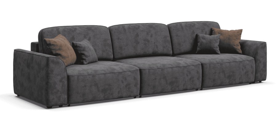 Диван King Max шенилл IQ серый