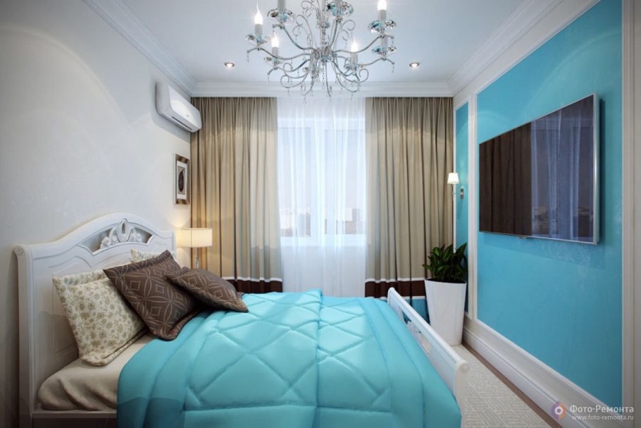 Обычная спальня в хрущевке