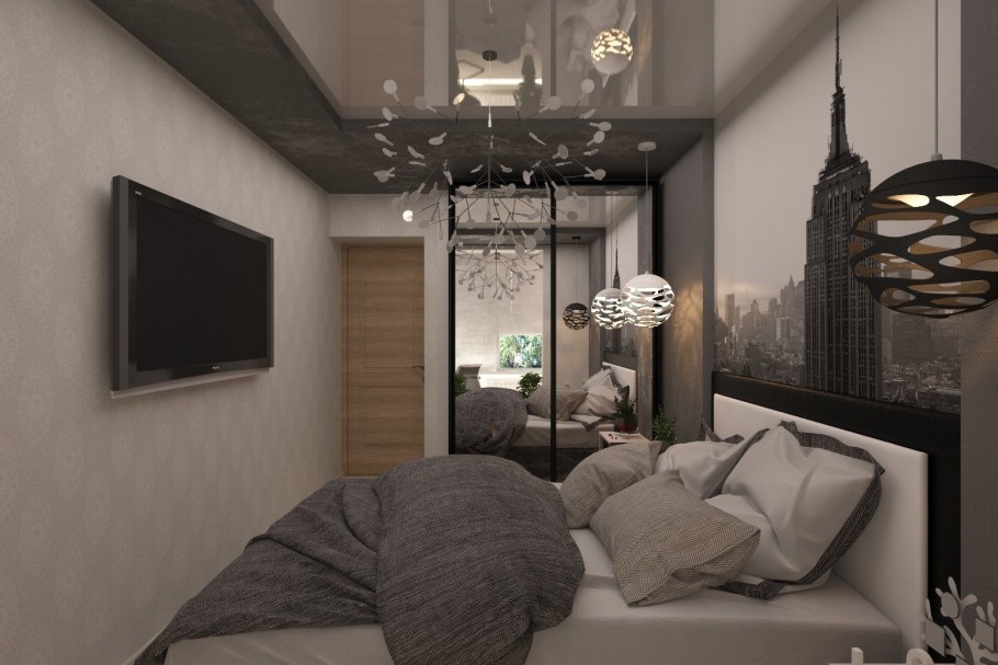 Спальня в хрущевке