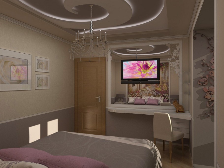 Дизайн спальни в хрущевке