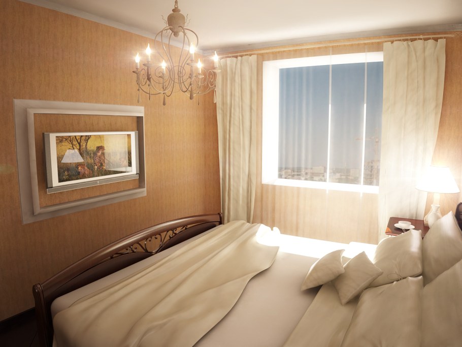 Спальня хрущевка 7кв