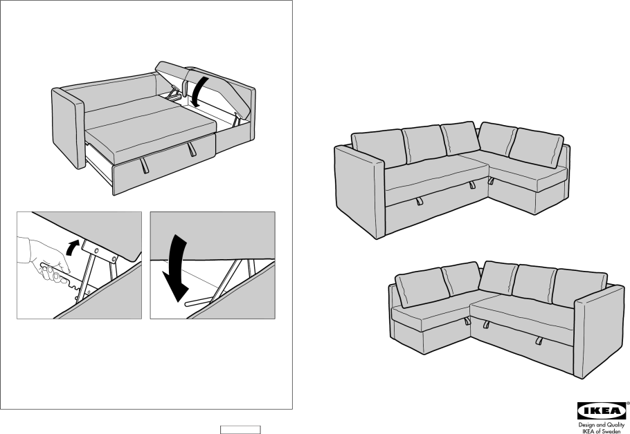 Схема сборки углового дивана Атланта