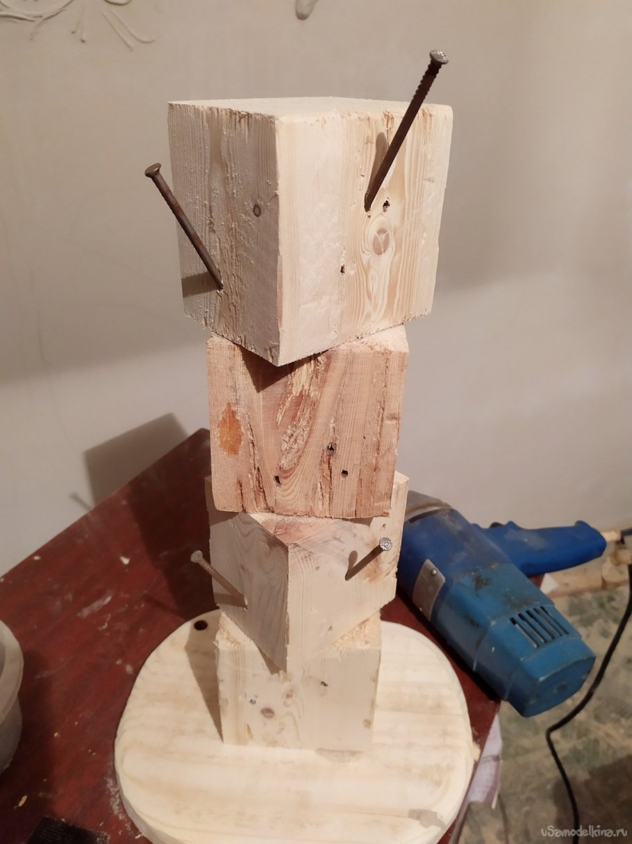 Поделки из кубиков от поддонов