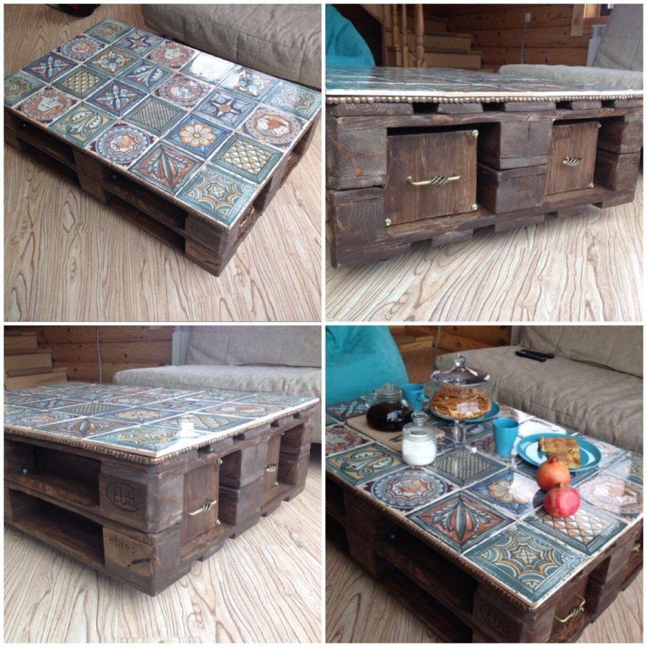 Диван из поддонов на дачу