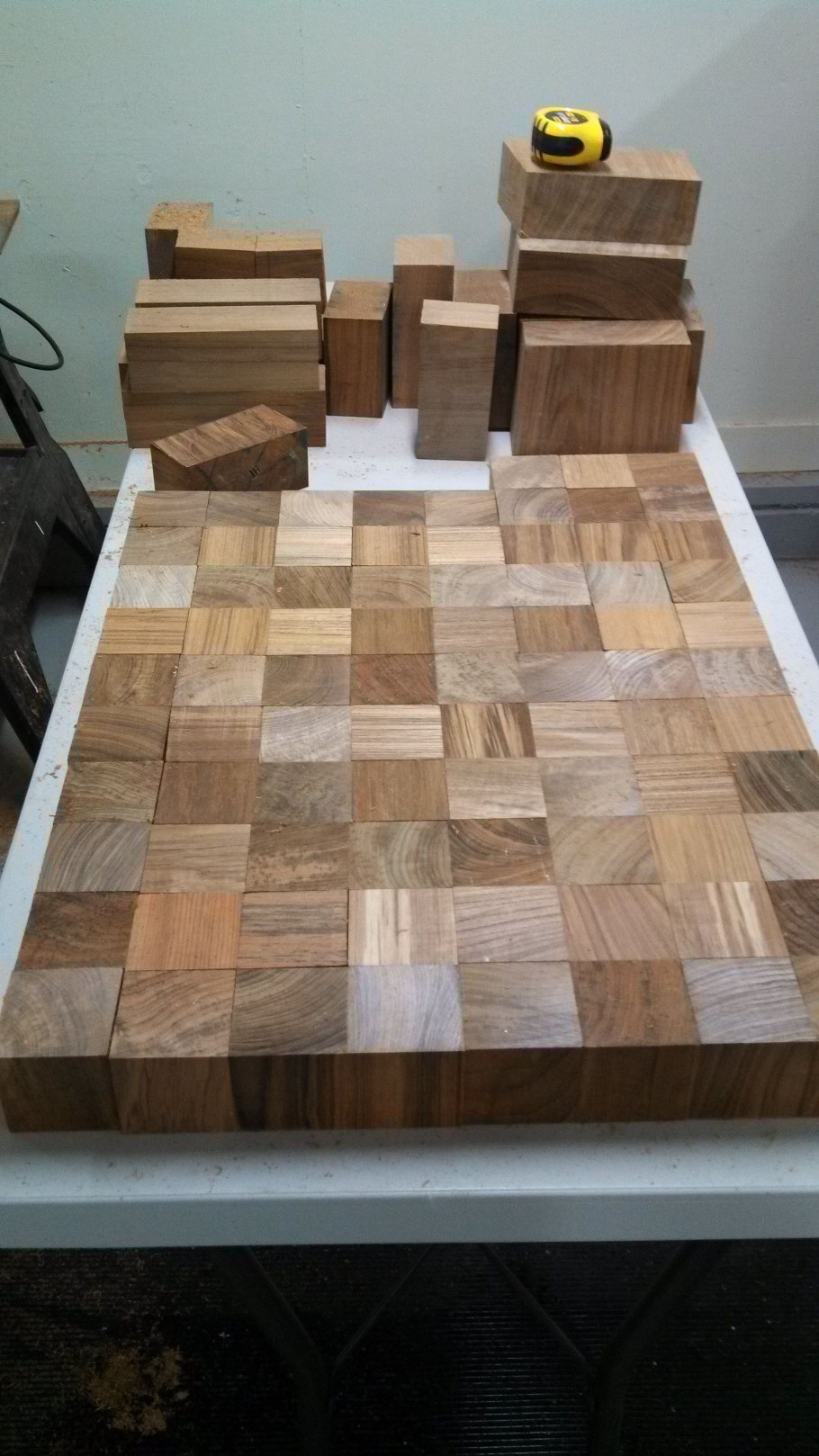 Стеллаж из ящиков