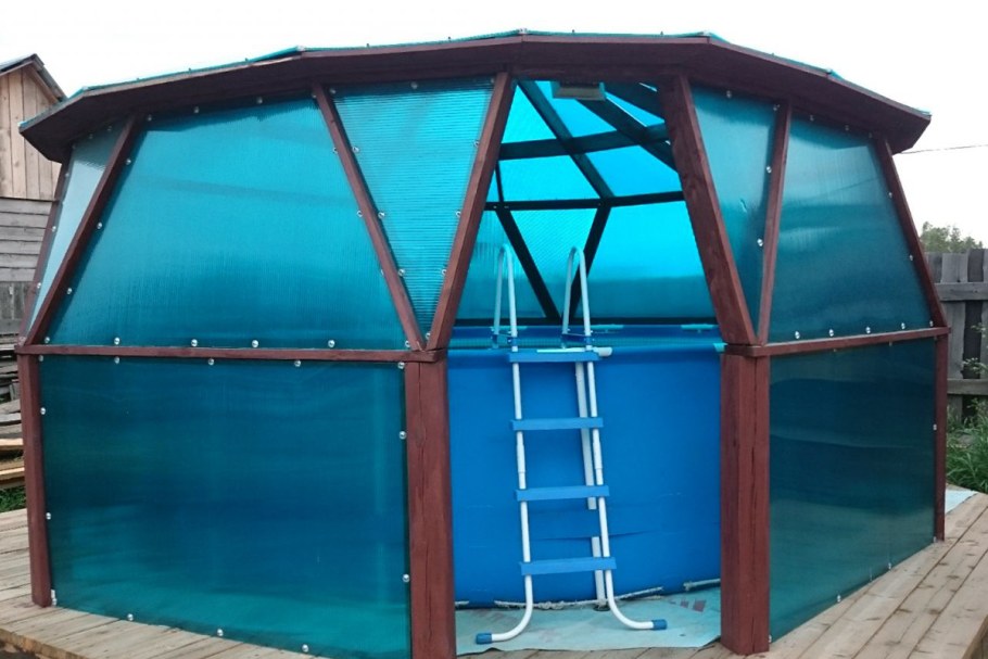 Каркас для бассейна из поликарбоната