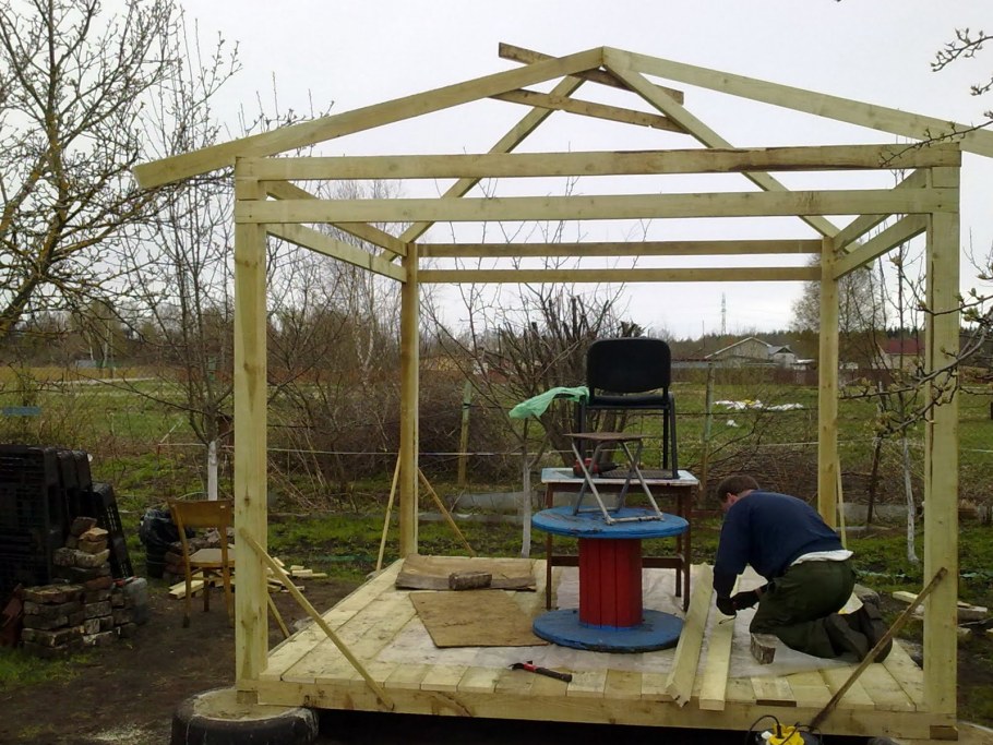 Каркас беседки