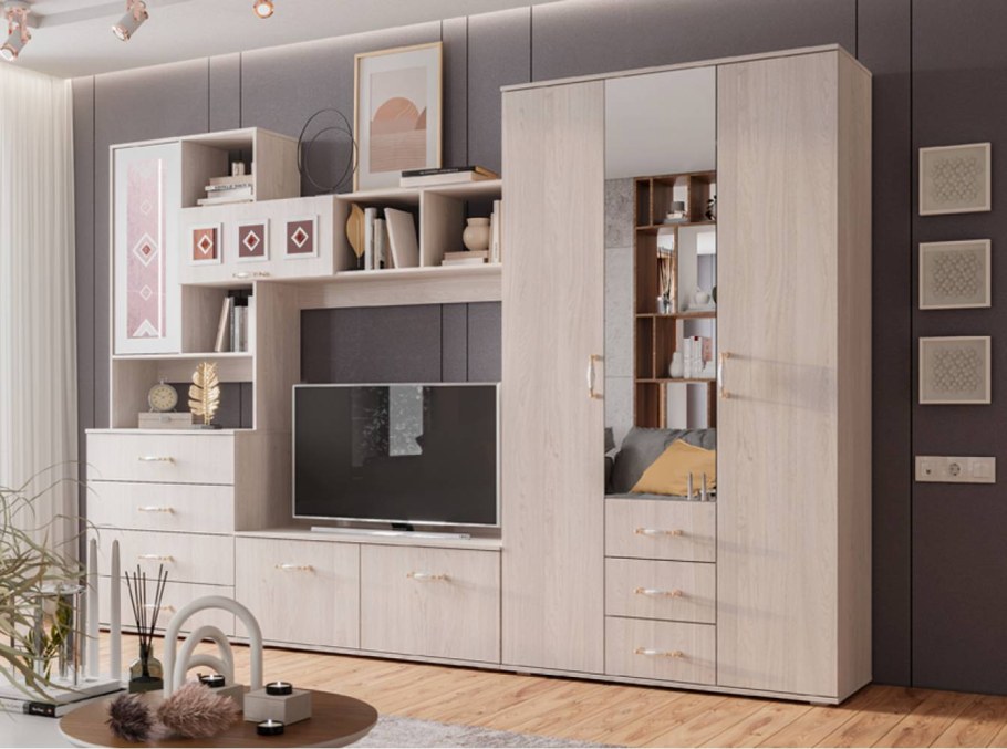 Гостиная Белла БТС ясень