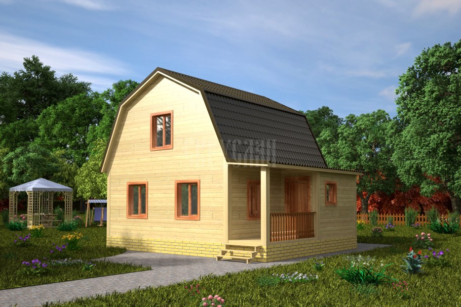 Баня 6 на 6 из бруса