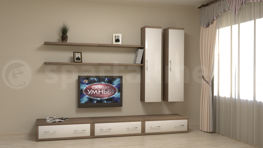 Шкаф-пенал Aqwella 5 Stars Инфинити п45 белый