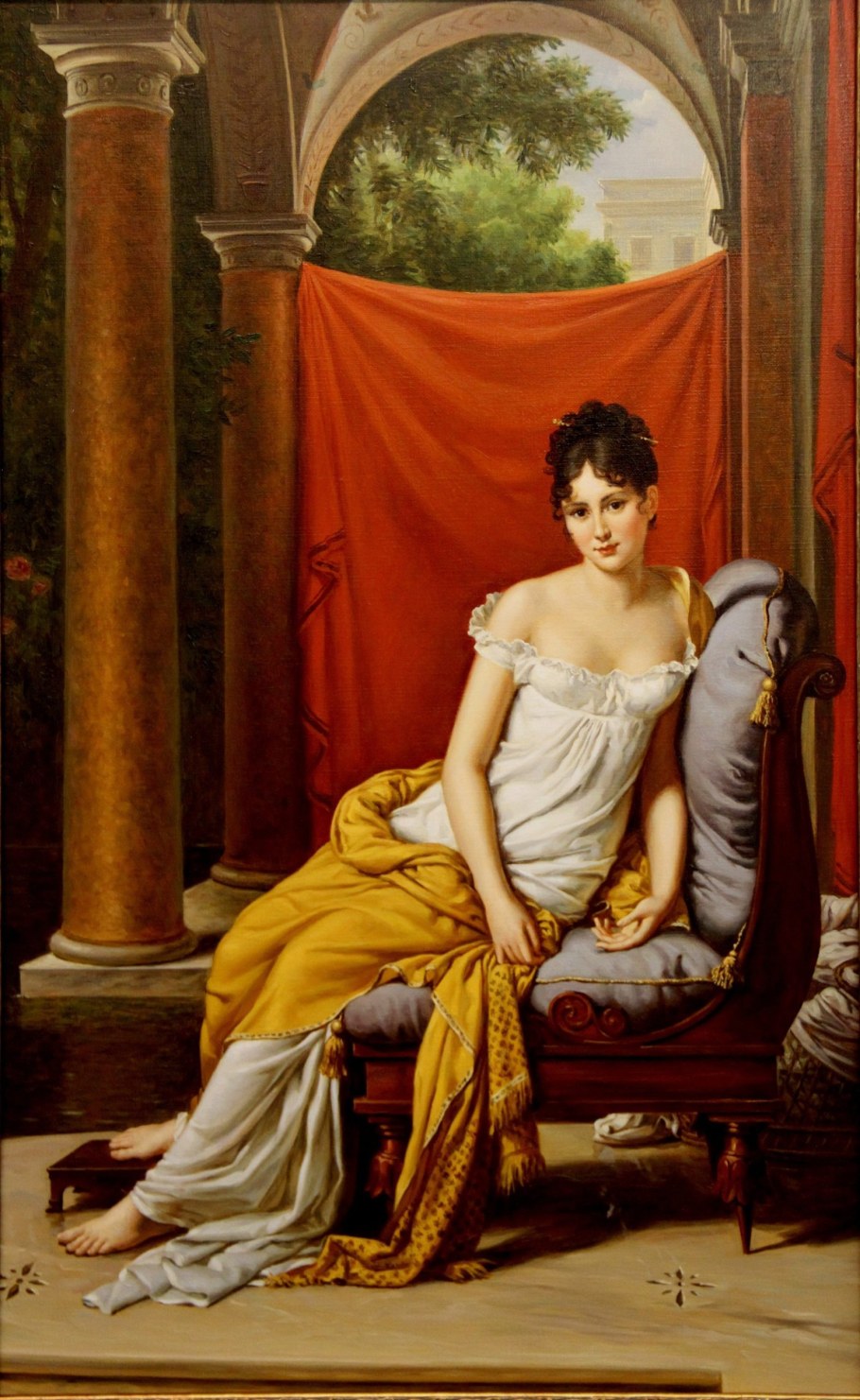 Портрет мадам Рекамье Франсуа Жерара