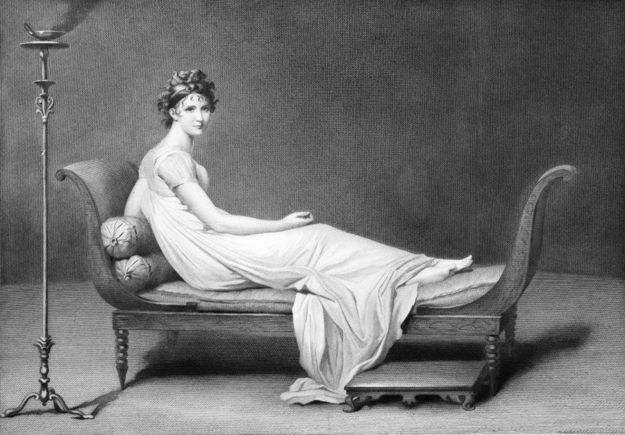 Жак Луи Давид портрет мадам Рекамье