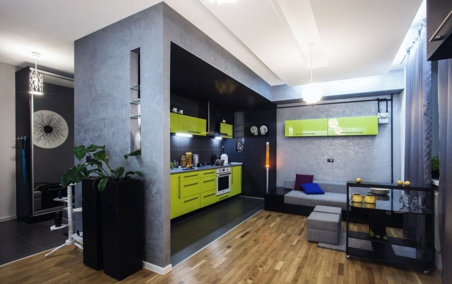 Студия в стиле Хай тек