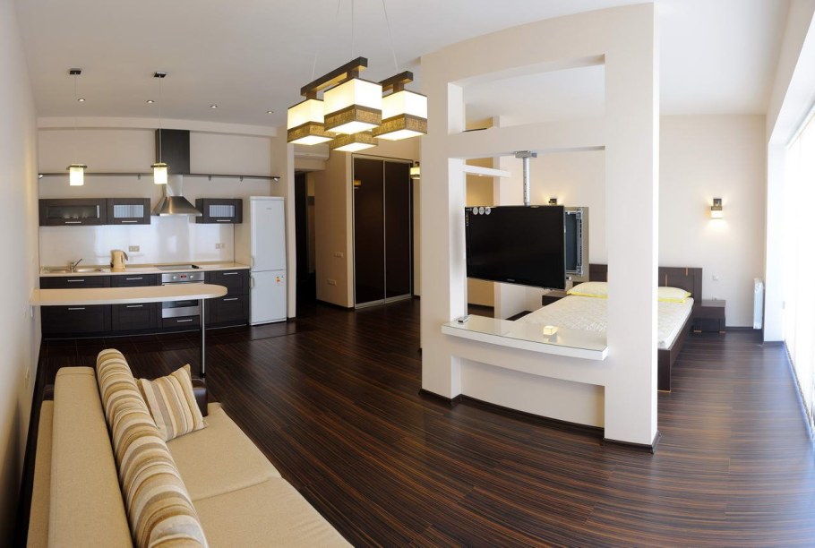 Квартира студия с евроремонтом и мебелью