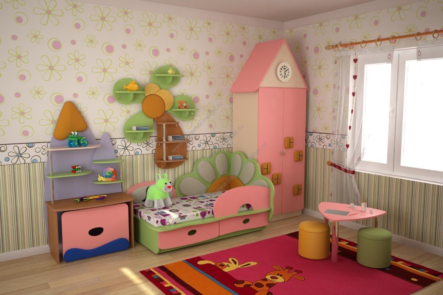 Комната для девочки 3 года