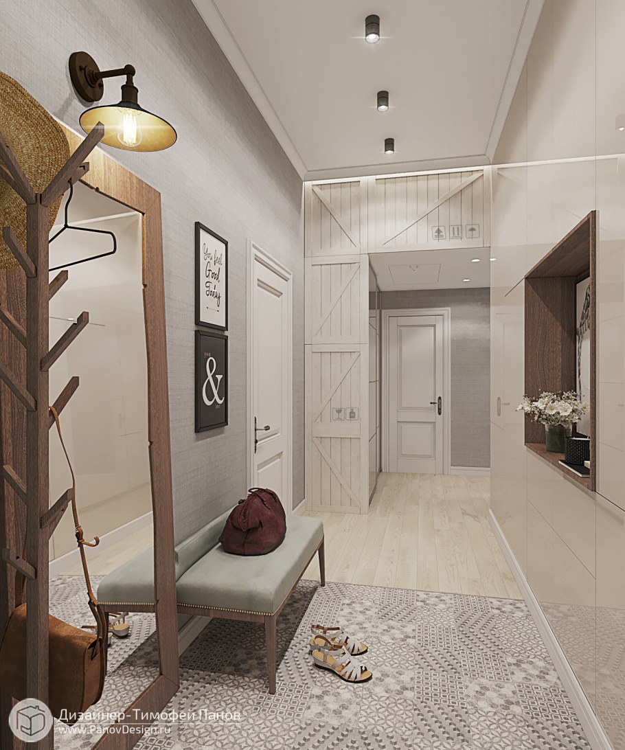 Интерьер двухкомнатной квартиры 54 кв.м